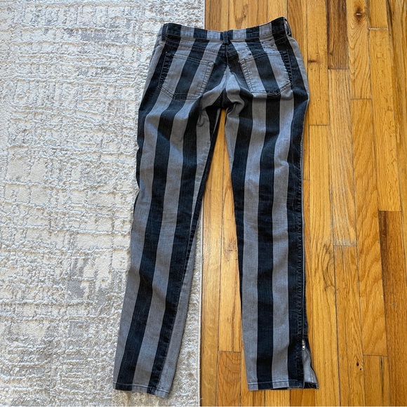 Ksubi super skinny jeans in jail bird striped 30 (д3783) - Picture 4 of 10